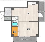 マンション西の間取り画像