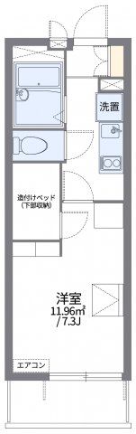 レオパレスKEIKOの間取り画像