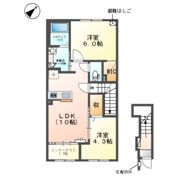 メルヴェールの間取り画像