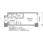 エスリード大阪クレストコートの間取り画像