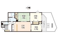 パークハイム田方の間取り画像