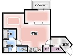 キャルムコート忍ケ丘の間取り画像