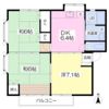 コーポコーラルBの間取り画像