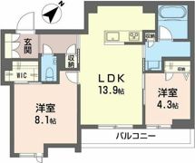 ココモの間取り画像