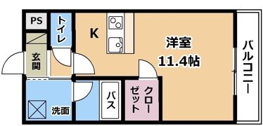 アリエーテ草津の間取り画像