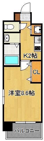 ベイプレイス小倉の間取り画像