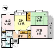 パークス Ⅱの間取り画像