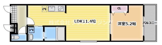 フジパレス旭城北の間取り画像