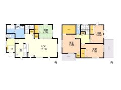 大津町上鶴1号貸家の間取り画像
