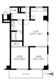 マンション中落合ガーデニアの間取り画像