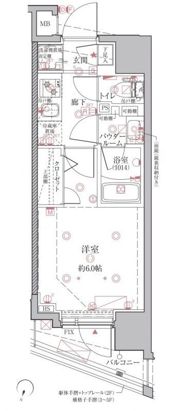 クレイシアIDZ千代田岩本町の間取り画像