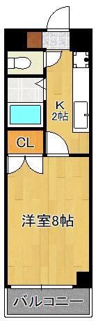 アベニュー扇の間取り画像