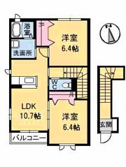 シャーメゾンマルシェ A棟の間取り画像