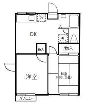 ベルゾーネ大成の間取り画像
