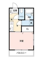 マイナビSTAYミライエ三鷹台A棟（ブロッサムガーデンA）の間取り画像