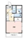 マイナビSTAYミライエ三鷹台A棟（ブロッサムガーデンA）の間取り画像