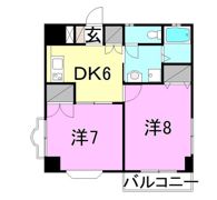 モンシャレー道後2の間取り画像