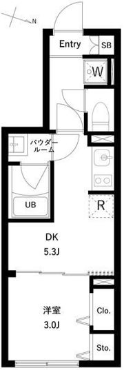 WHARF大井町westの間取り画像