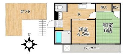 フラワーハイムの間取り画像