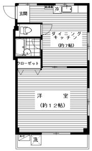 Uハイムの間取り画像