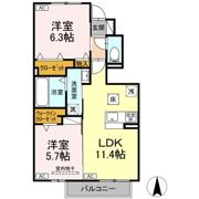 コーポ ヴェルデの間取り画像