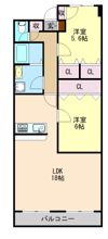 バロンズコートの間取り画像