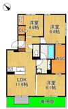 D-ROOM鷹の巣の間取り画像
