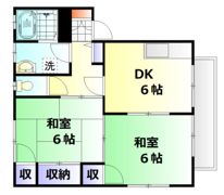 ディアスムカイB棟の間取り画像