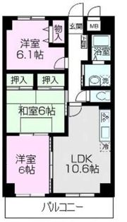ディアシティー和光の間取り画像