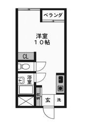 Verite徳常の間取り画像