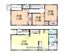 新庄町戸建 noirの間取り画像