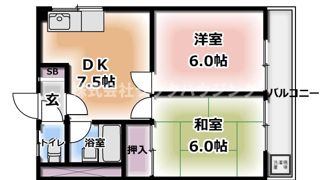 ブーケンビリアの間取り画像