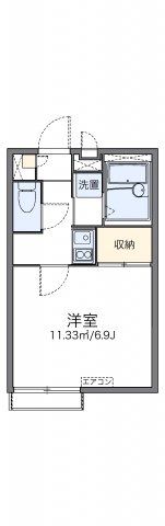 レオパレス上新井レジデンスの間取り画像