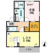 グレースコートAの間取り画像