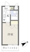 ハナレイ小田原の間取り画像