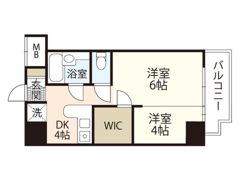 ラポール中島の間取り画像