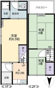 川端借家(豊南町西)の間取り画像