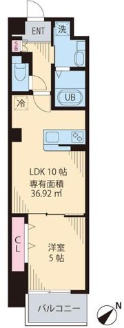 ソレアード茗荷谷の間取り画像