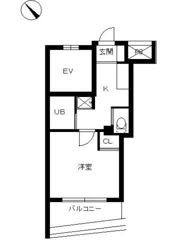 スカイコート品川仙台坂の間取り画像
