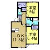 パルテールB棟の間取り画像