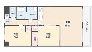 リバーパーク植田東の間取り画像
