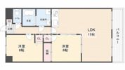 リバーパーク植田東の間取り画像