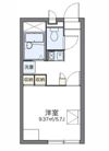 レオパレスアルブルⅠの間取り画像