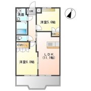グランディールⅡの間取り画像