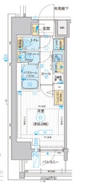 ディームス品川南大井の間取り画像