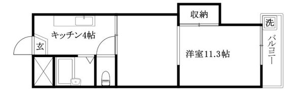 第7みのりハイツ愛光の間取り画像