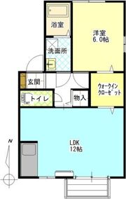 メゾン山和の間取り画像