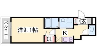 ロイヤル神戸三宮の間取り画像