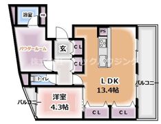 プリモルーチェの間取り画像