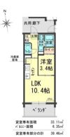 アリビオ富田の間取り画像